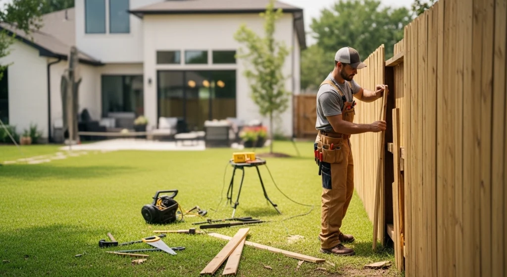fence repair houston​
